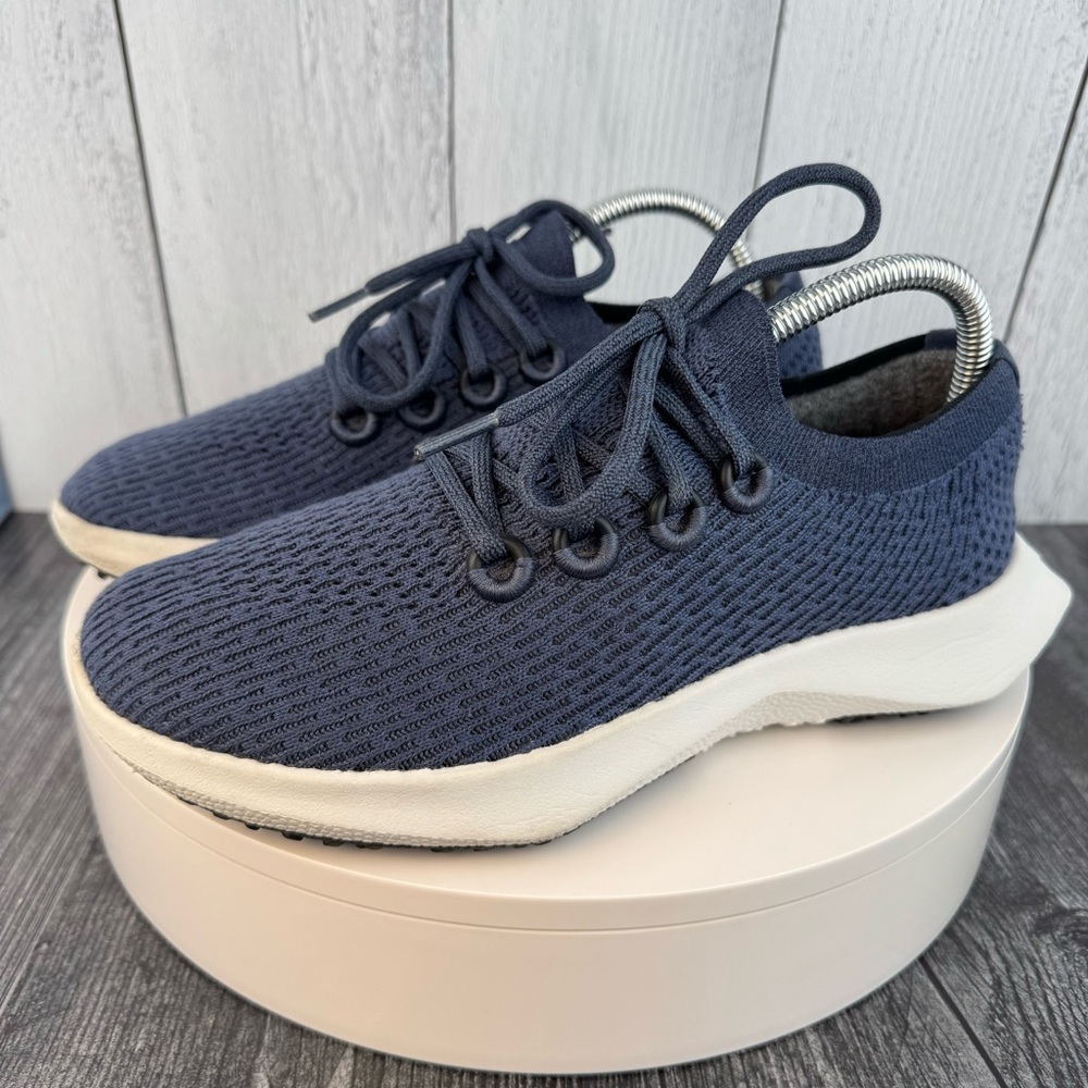 Allbirds Tree Dasher 2 Navy Blue Lightweight Running Shoes Women's Size 8